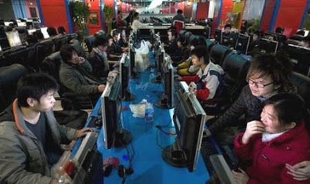 users in internet cafes