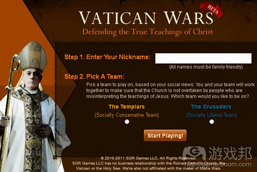Vatican Wars(from games.com)