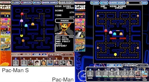 Pac-Man S vs Pac-Man(from insidesocialgames)