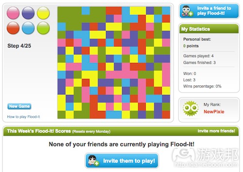 Flood-It!(from insidesocialgames)