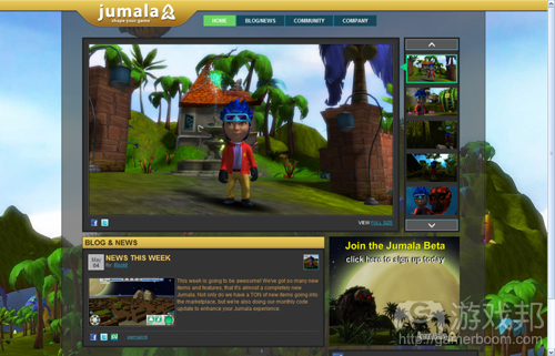 a screenshot of a Jumala game(from crunchbase.com)