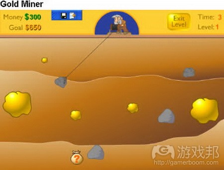 gold miner flash game from flash-screen.com