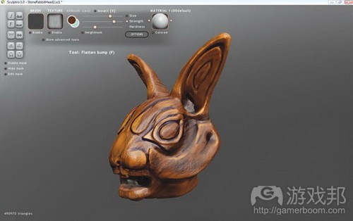 sculptris Rabbit Head from gamasutra.com