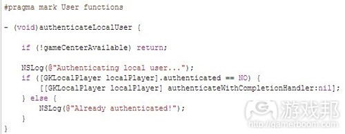 add the method after authenticationChanged(from raywenderlich)