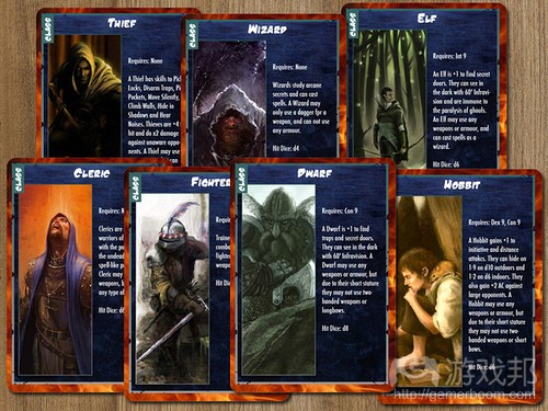 D&D character cards(from flickr.com)