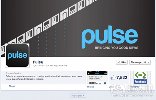Pulse_Facebook_Page(from raywenderlich)
