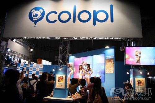 Colopl at tokyo game show(from techinasia.com)