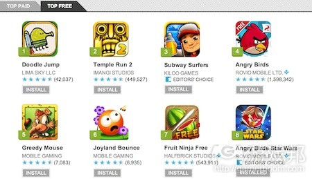 Android-Free games(from pocketgamer)