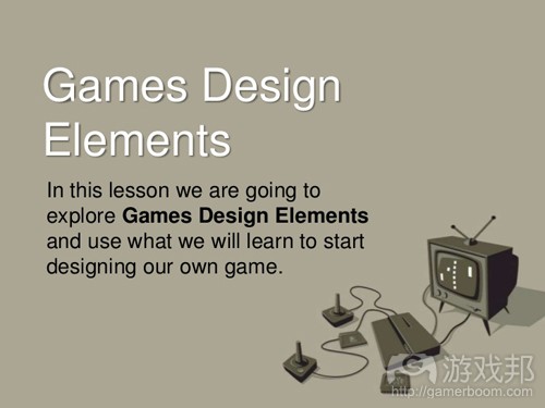 game design elements(from fr.slideshare.net)