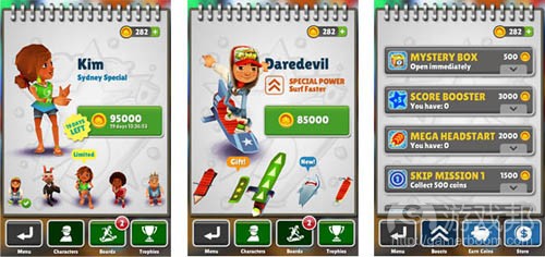 subway surfers(from gamasutra)
