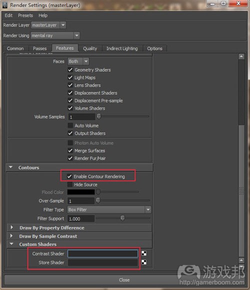 render setting(from gamasutra)