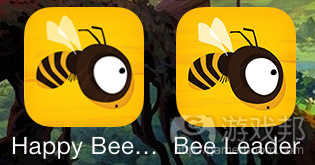 Flappy Bee's icon vs Bee Leader's icon(from gamezebo)