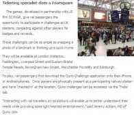 mobile-ent消息：Quno向火车站用户推出移动位置服务游戏