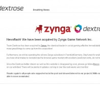 zynga持续国际化战略收购德国游戏引擎开发商Dextrose AG